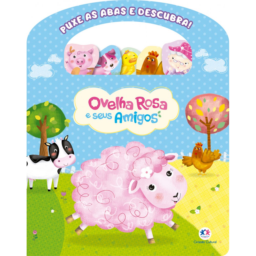 Livro Cartonado Ovelha rosa e seus amigos em Oferta na Shopee