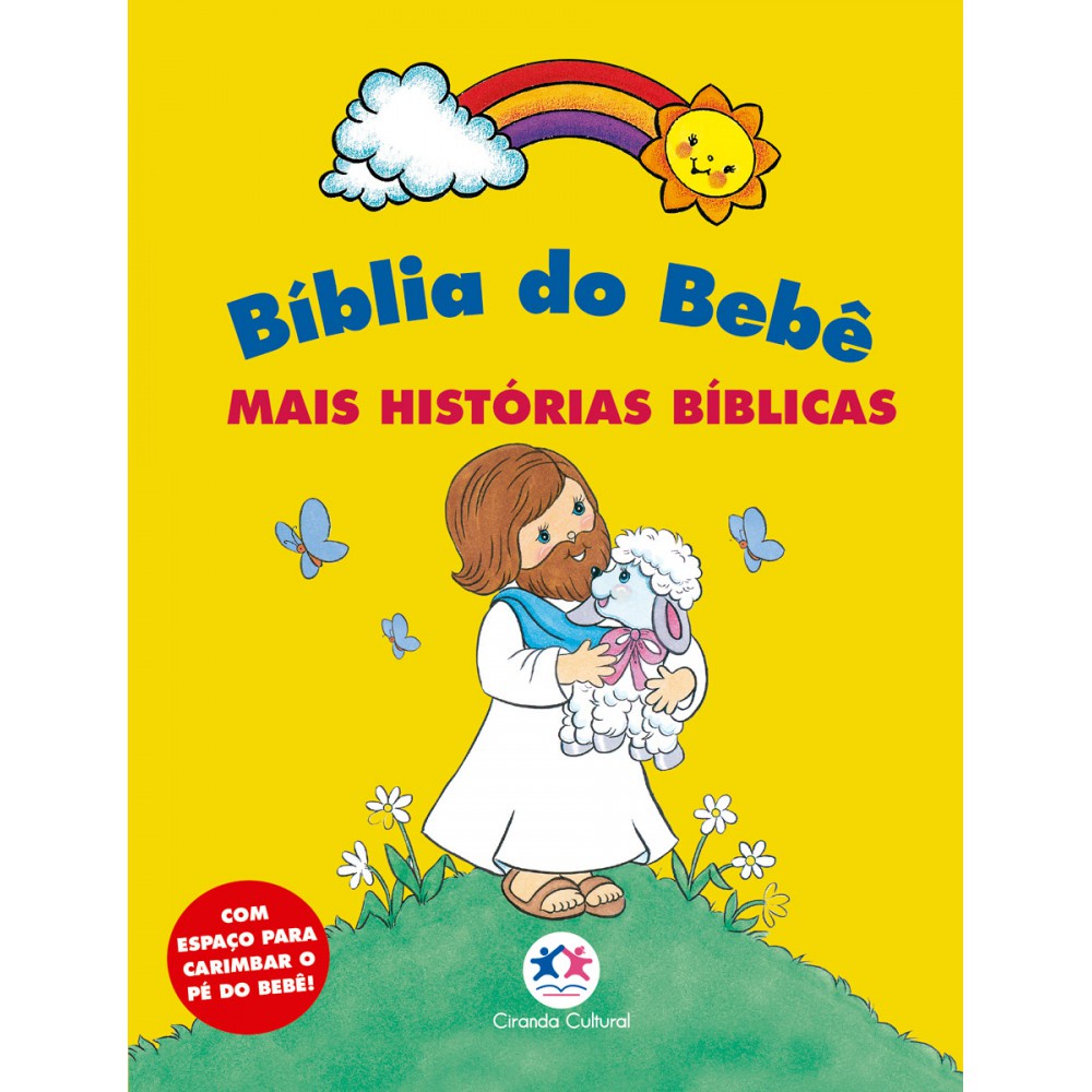 Livro Capa dura Bíblia do bebê - Mais histórias bíblicas em Oferta na Shopee