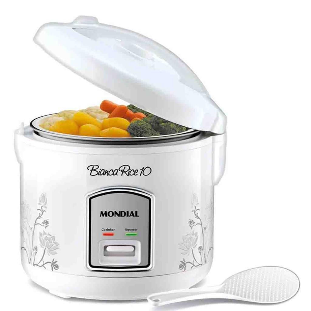 PANELA ELETRICA ARROZEIRA E VAPOR MONDIAL 10X FUNCAO AQUECER PE10