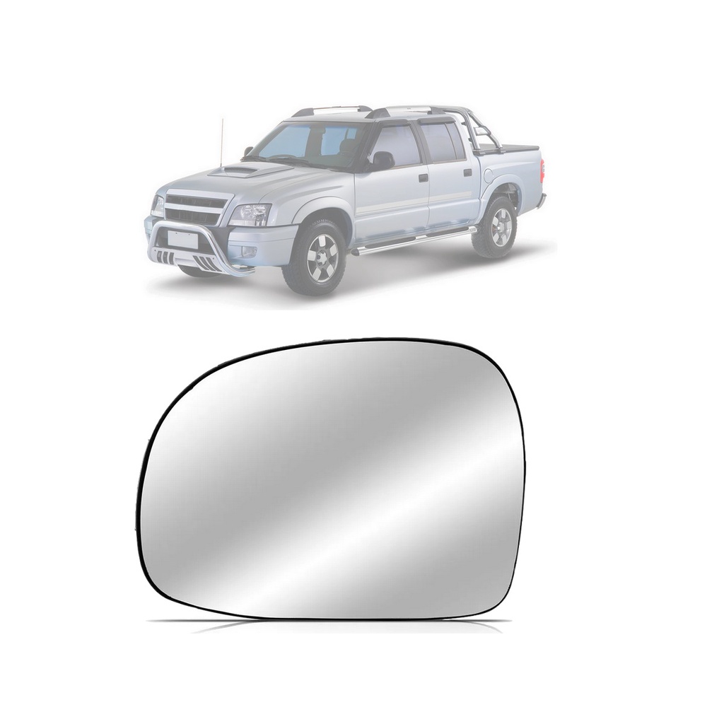 Lente Vidro Espelho Retrovisor S10 Blazer Silverado Motorista 97213