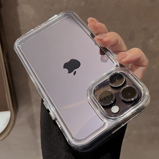 Capa Protetora De Luxo Transparente À Prova De Choque Para iPhone 14 13 12 Mini 11 Pro XR XS Max 7 8 Plus De Acrílico Duro Pára-Choques