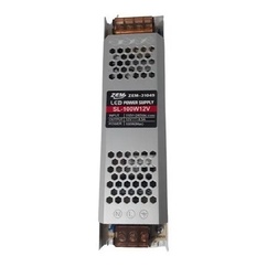 Fonte slim chaveada zem para perfil fita de led 8,5a 100w bivolt 127v 220v