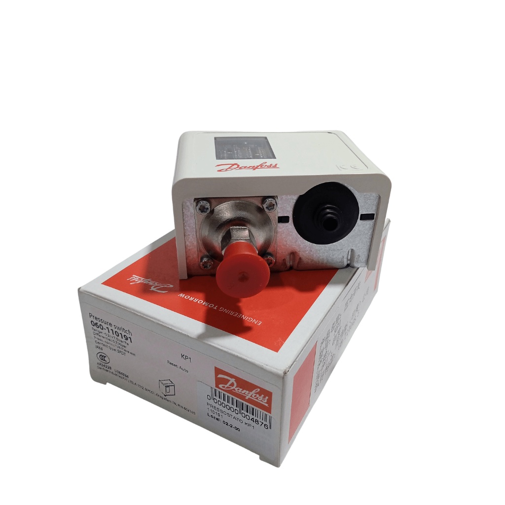 Pressostato Danfoss KP1 Baixa Rearme Automatico 060-110191