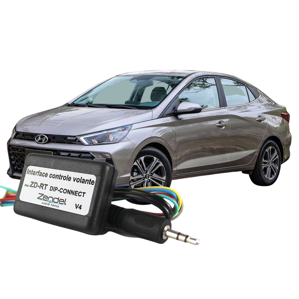 Interface Volante Hb20s 2012 A 2019 Pioneer Positron Hbuster Central Controle de Som no Volante do Veículo