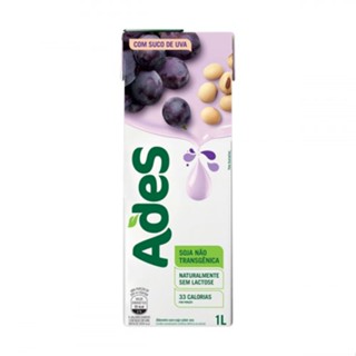 Bebida de Soja Uva 1 Litro Ades