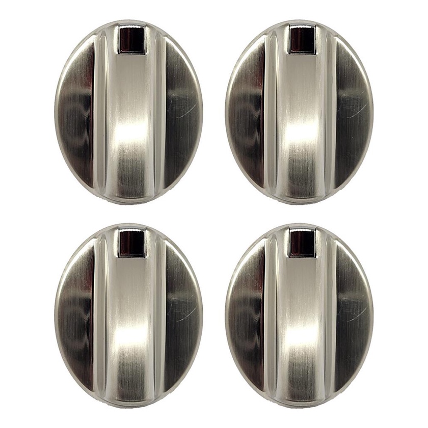 Botao Manipulo Cooktop Mabe Continental Prata Kit 4 Und