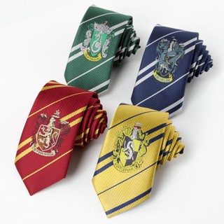 Estoque Pronto Harry Potter Tie Hogwarts Snake Preppy Slytherin JK Preppy Style Acessórios DK Tie Unisexo Tie
