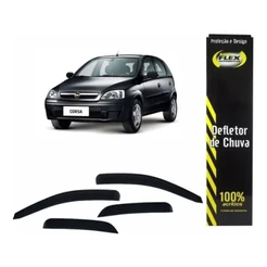 Calha De Chuva Defletor 4 Portas Corsa Sedan Hatch Segunda Geração Com A Frente Montana 70001A