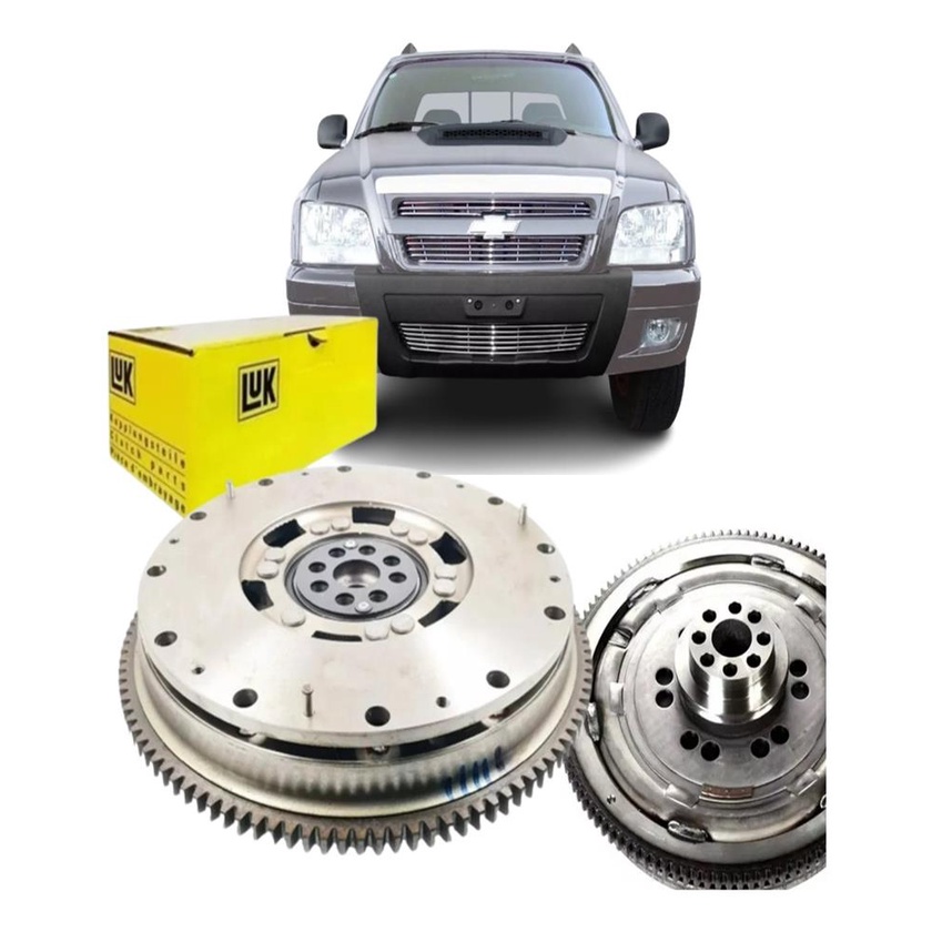 Volante Do Motor Bimassa S10 Blazer Mwm 2000 2001 2002 2003 2004 2005 2006 2007 2008 2009 2010 2011 Original Luk