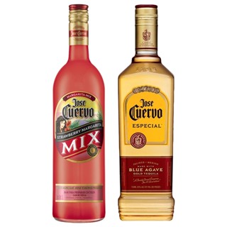 Kit Tequila Jose Cuervo Ouro 750ml e Margarita Morango 1000ml