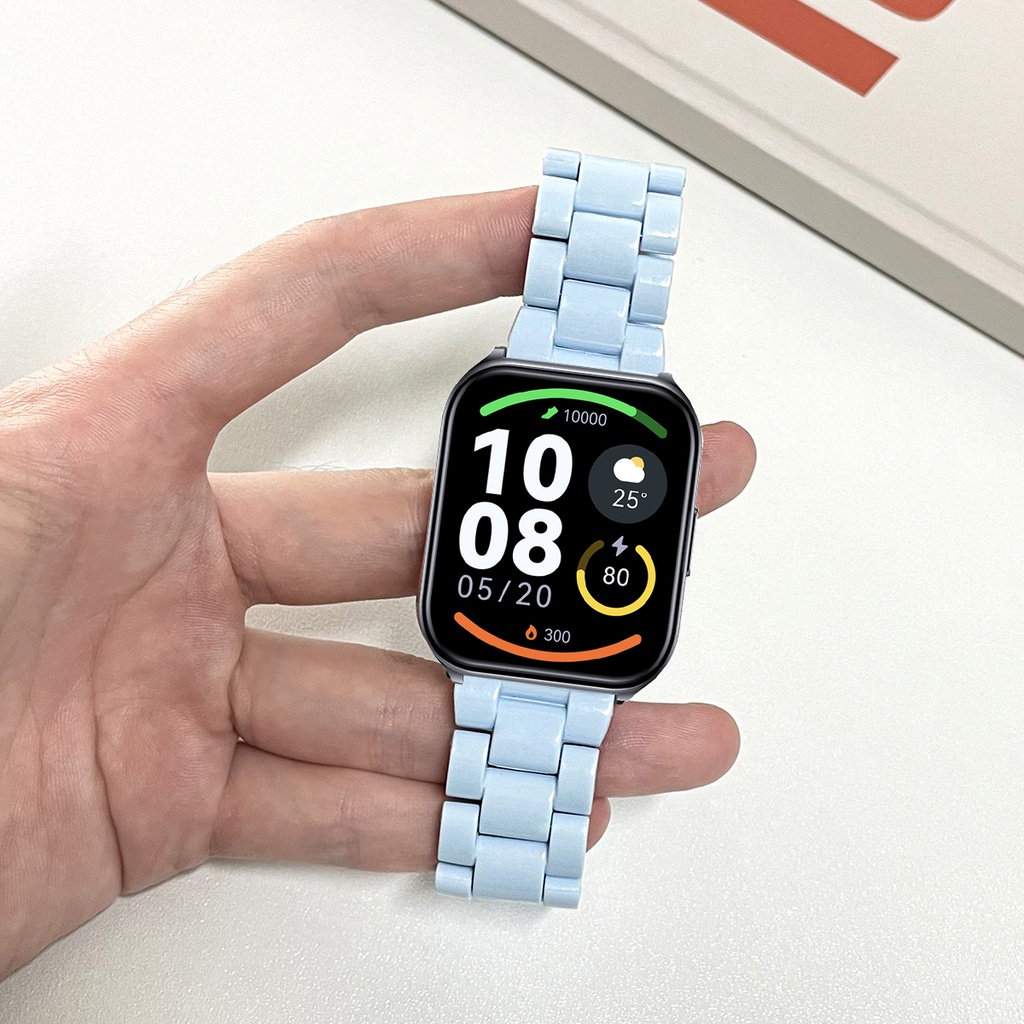Pulseira De Resina Para Relógio Haylou Smart Watch 2 Pro Band LS02 Sport Bracelet Acessórios De Substituição De