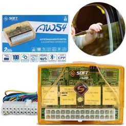 Módulo De Vidro Elétrico Universal para Carro 4 Portas Subida Descida Automática Antiesmagamento AW54 - Soft