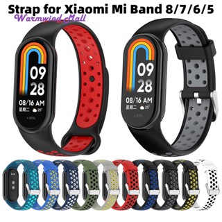 Pulseira Para Mi Band 8 Strap Acessórios De Esportiva De Silicone SmartWatch