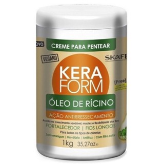 CREME P/ PENTEAR KERAFORM OLEO DE RICINO 1KG