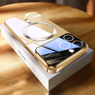 Capa Macia TPU De Luxo Para iPhone 14 Pro Max 11 12 13 14 Plus Proteção Da Câmera Pára-Choque Magnético De Silicone