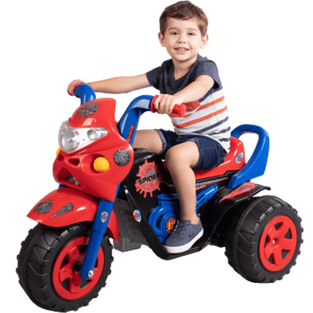 Moto Triciclo Eletrico Biemme Super GP Raptor Spider 12V em Oferta na Shopee