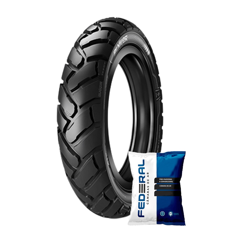 Kit Pneu Ira Bunker 120/90-17 + Câmara de Ar Bros em Oferta na Shopee