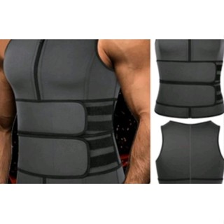 Regata Masculina Queima Gorduras Barriga Camiseta Cinta Lombar Reforçada Abdominal Para Costas Masculino