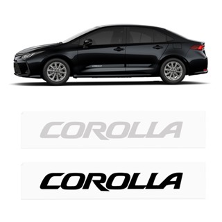 Par De Adesivo Emblema COROLLA 2008 A 2024 Friso Lateral Rack de Teto Lataria Autocolante em Oferta na Shopee