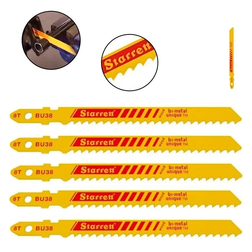 LAMINA SERRA TICO TICO STARRETT BU38 em Oferta na Shopee