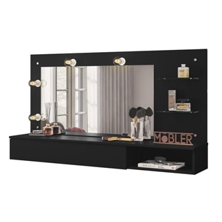 Penteadeira Camarim Suspensa Lumiere com Espelho e 1 Gaveta em Oferta na Shopee