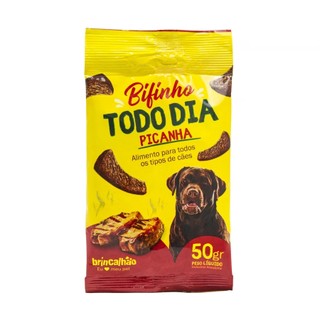 Petisco Adestramento Bifinho Pet Cachorro Picanha Todo Dia 50g Brincalhão