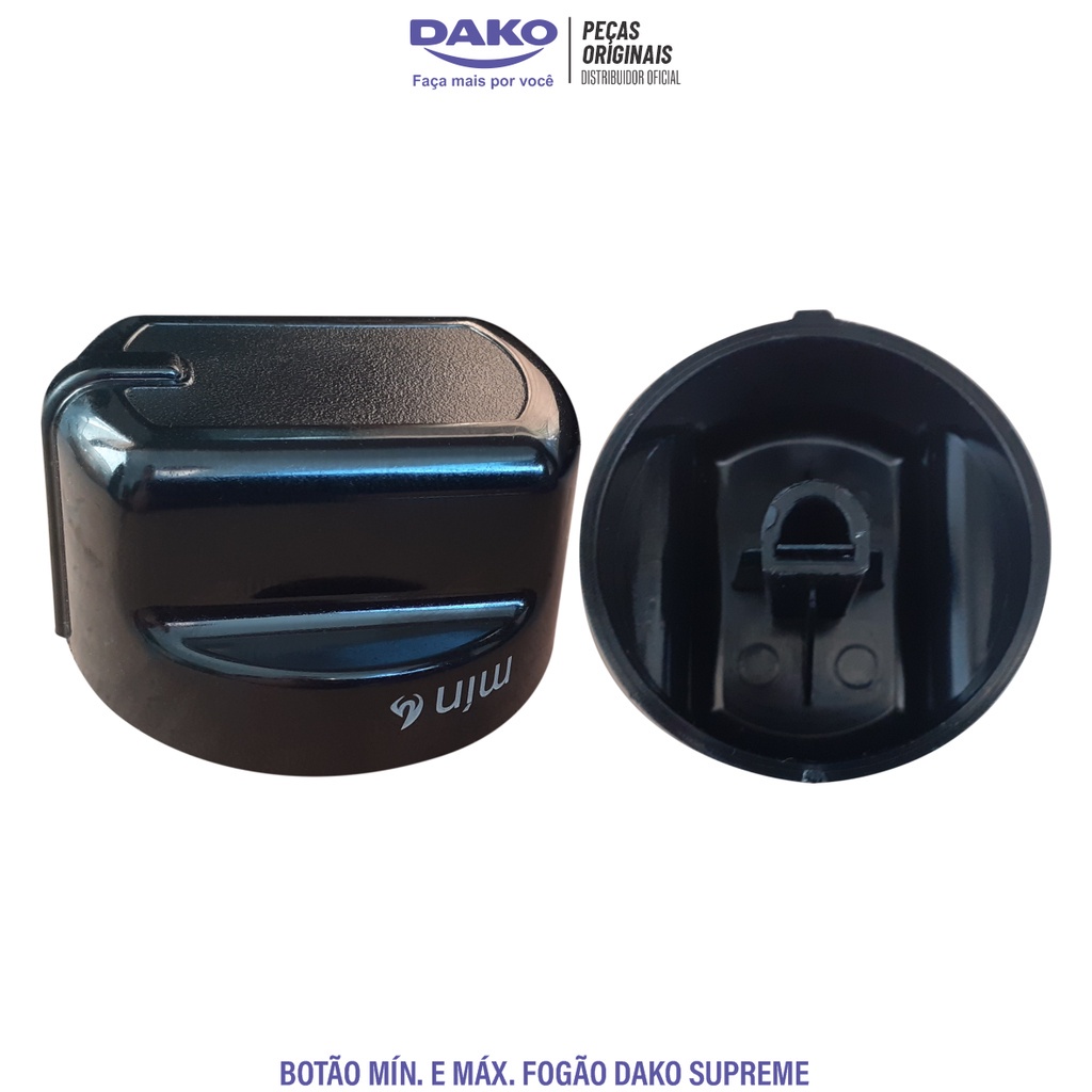 Botão manipulo dako supreme min e max original 1 peça