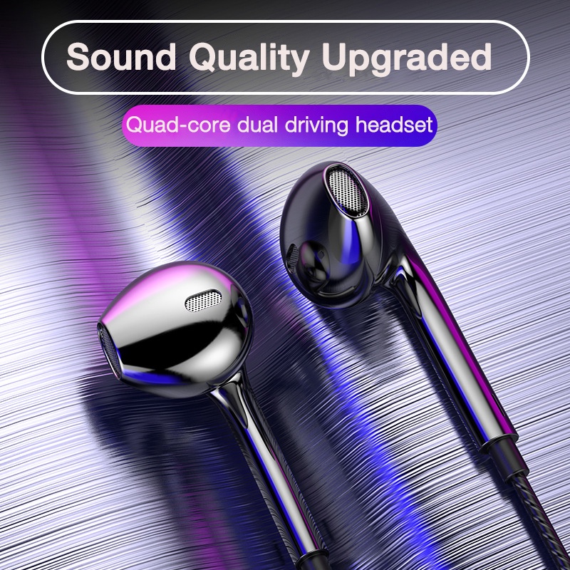 Fone De Ouvido Intra-Auricular Esportivo 3.5mm / Bass / Fone De Ouvido Estéreo Fio / Microfone