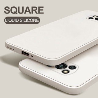 Poco X3 X3 X4 Pro 5G Capa Original Quadrada De Silicone Líquido Para Xiaomi X 3 F 4 Pocox3 NFC X3Pro F4 GT