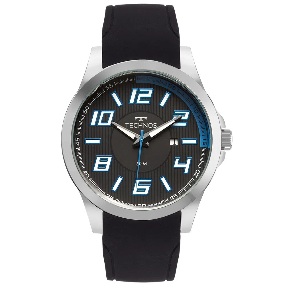 Relógio Technos Racer 2115NAZ/2P Prata Masculino