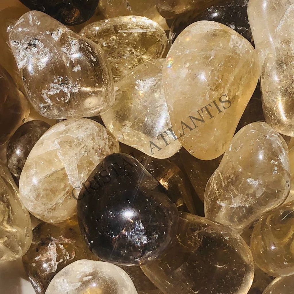 Citrino Rolado VERDADEIRO 100g Pedra natural (Não é Ametista Queimada) em Oferta na Shopee