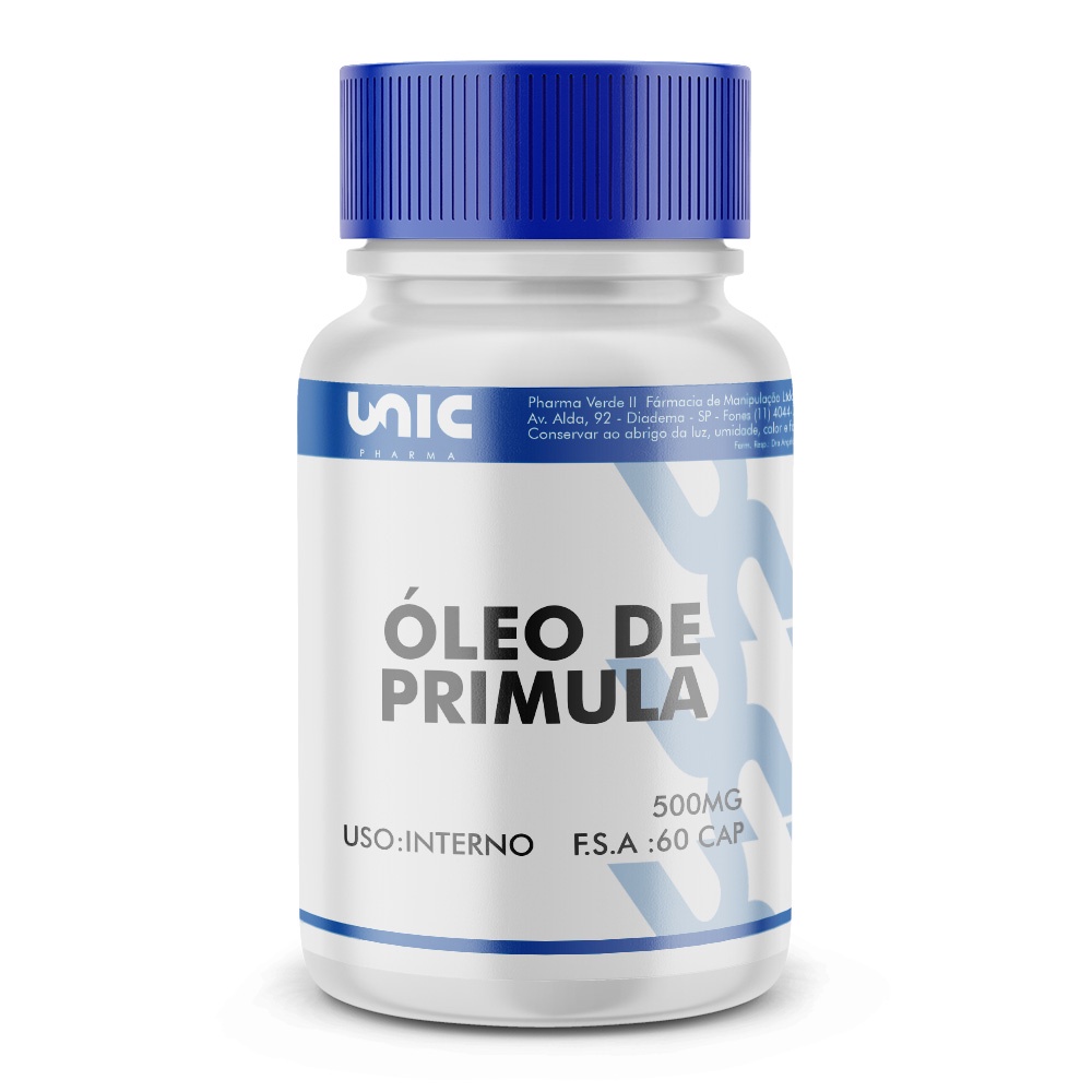 Óleo De Primula 500mg 60 Cápsulas