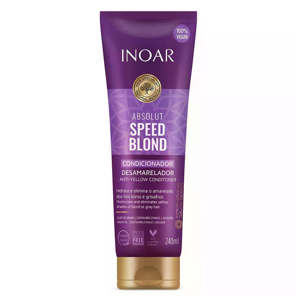 Condicionador Inoar Absolut Speed Blond Desamarelador 240ml