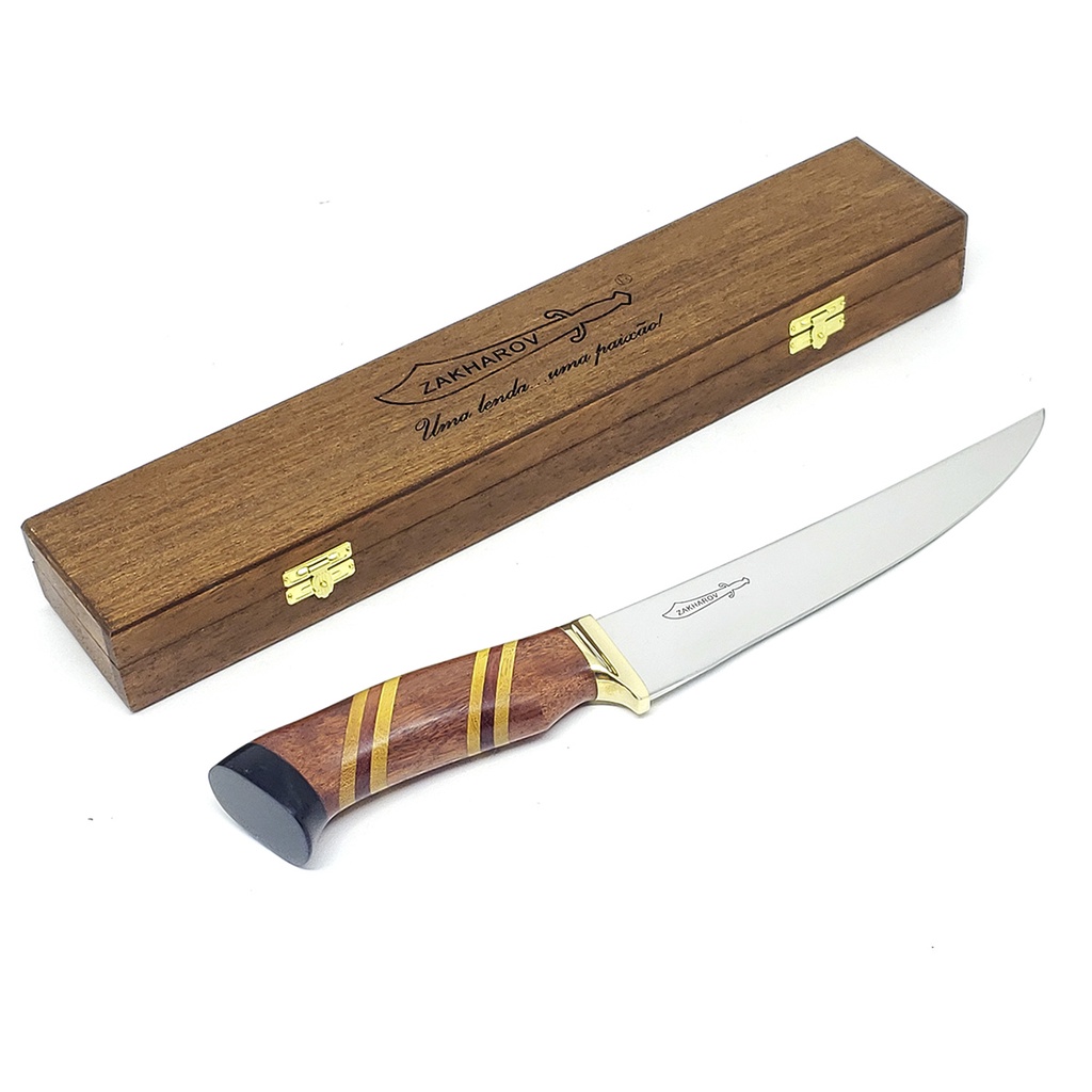 Faca Churrasco e Cozinha Zakharov Premium Picanheira Especial Polida 8''