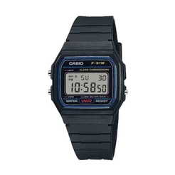 Relógio Preto Casio Digital F-91W-1DG