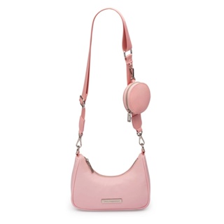 Bolsa baguete com niqueleira rosa claro - Imaginarium em Oferta na Shopee