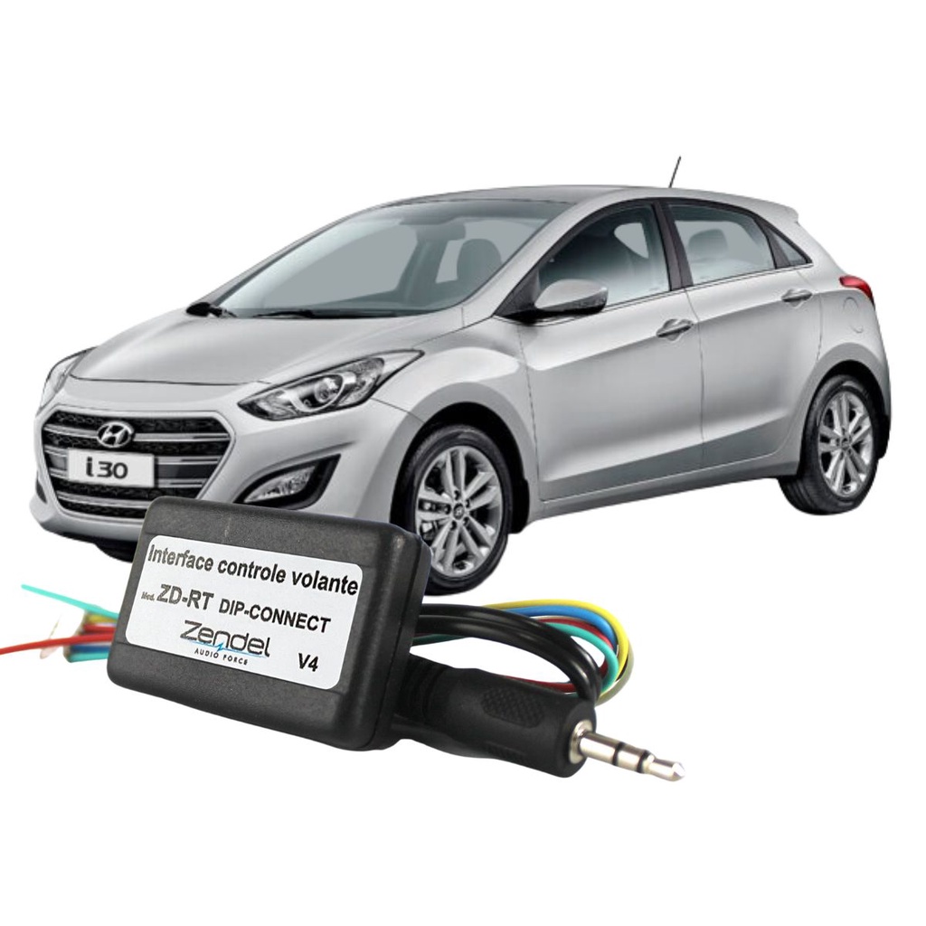 Interface Volante Hyundai I30 09 13 Pioneer Positron Hbuster Central Controle de Som no Volante do Veículo