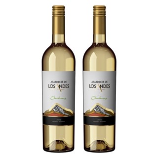 KIT 02 VINHO ATARDECER DE LOS ANDES CHARDONNAY 750ML