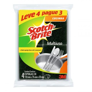 Esponja Multiuso Scotch-Brite 4 Unidades