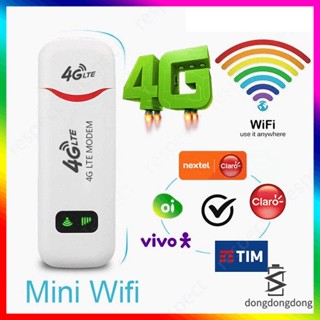 Roteador Portátil 4G/3G LTE Wifi Hotspot USB Sem Fio Para Carro 150mbps