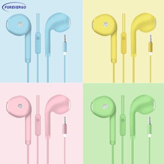 Fone De Ouvido Com Fio RE Macaron Intra-Auricular De 3,5 Mm Universal Para Telefone Inteligente