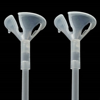 Kit 50 Pega Balão Vareta Suporte Bexiga Haste Centro Mesa Canudo Transparente 28cm - Pequeno em Oferta na Shopee