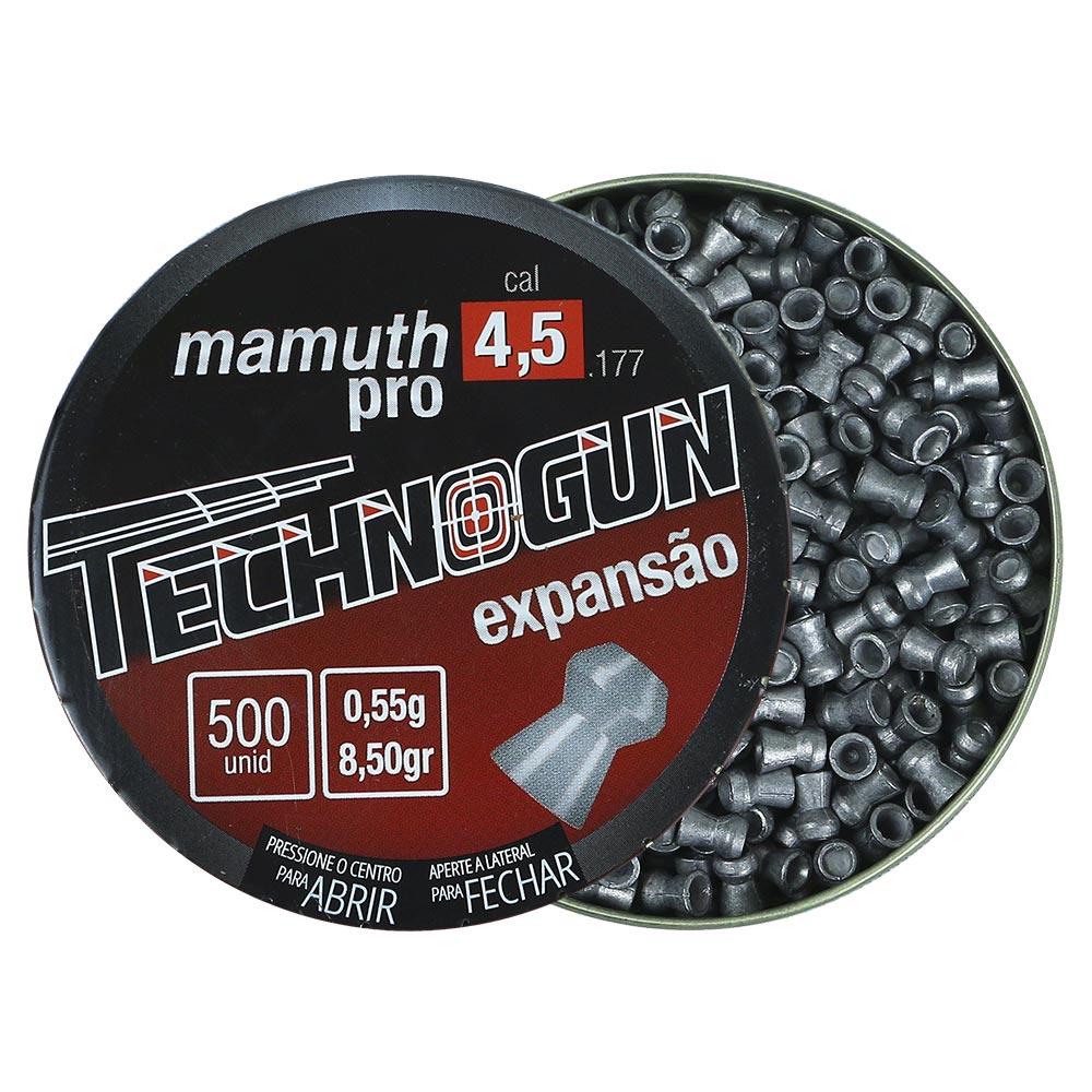 Lata de Technogun Mamuth Pro Expansão 8,50gr 500un.  4.5mm em Oferta na Shopee