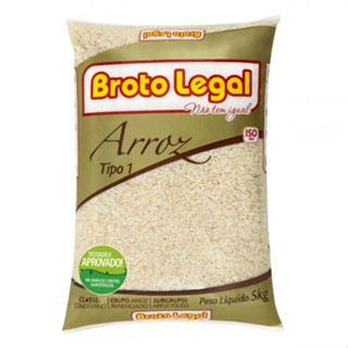 Arroz Branco Longo-fino Tipo 1 Broto Legal 5 Kg