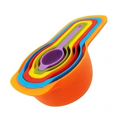 Colheres Medidoras  6 peças Medida, medidor Bolo Cozinha Confeitaria Kit Medidores