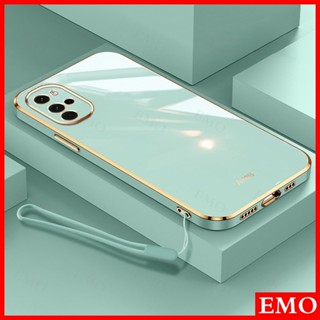 Capa Protetora Da Caixa Do Telefone Para A Motorola Moto G32 G22 G31 Vem Com Lanyard Luxury Straight Edge 6D Electrode Camera