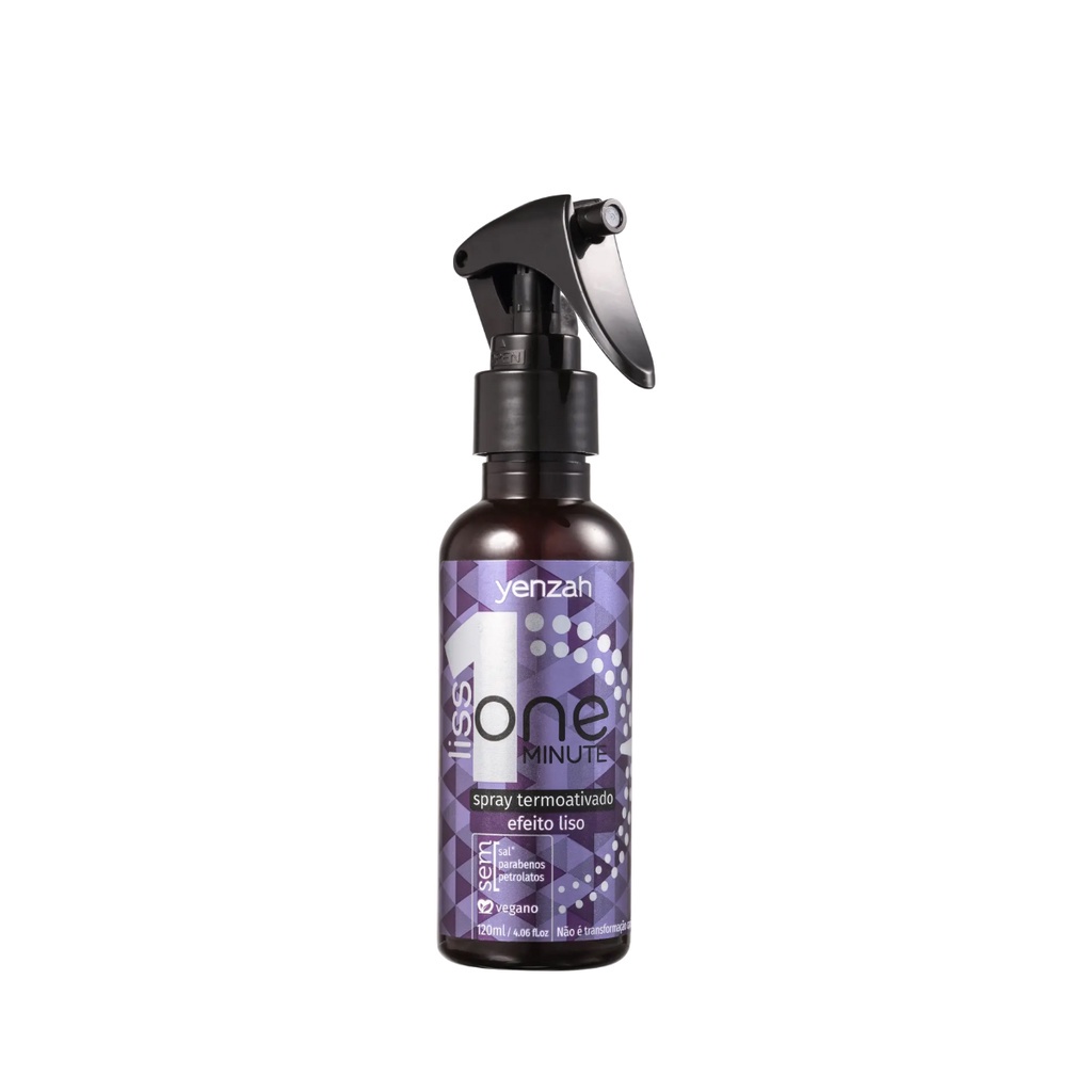 Spray Termoativado One Minute Liss Yenzah Efeito Liso 120ml