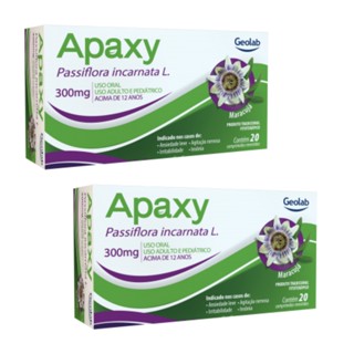 Kit Com 2 Passiflora Incarnata Apaxy 300mg C20 com – Geolab