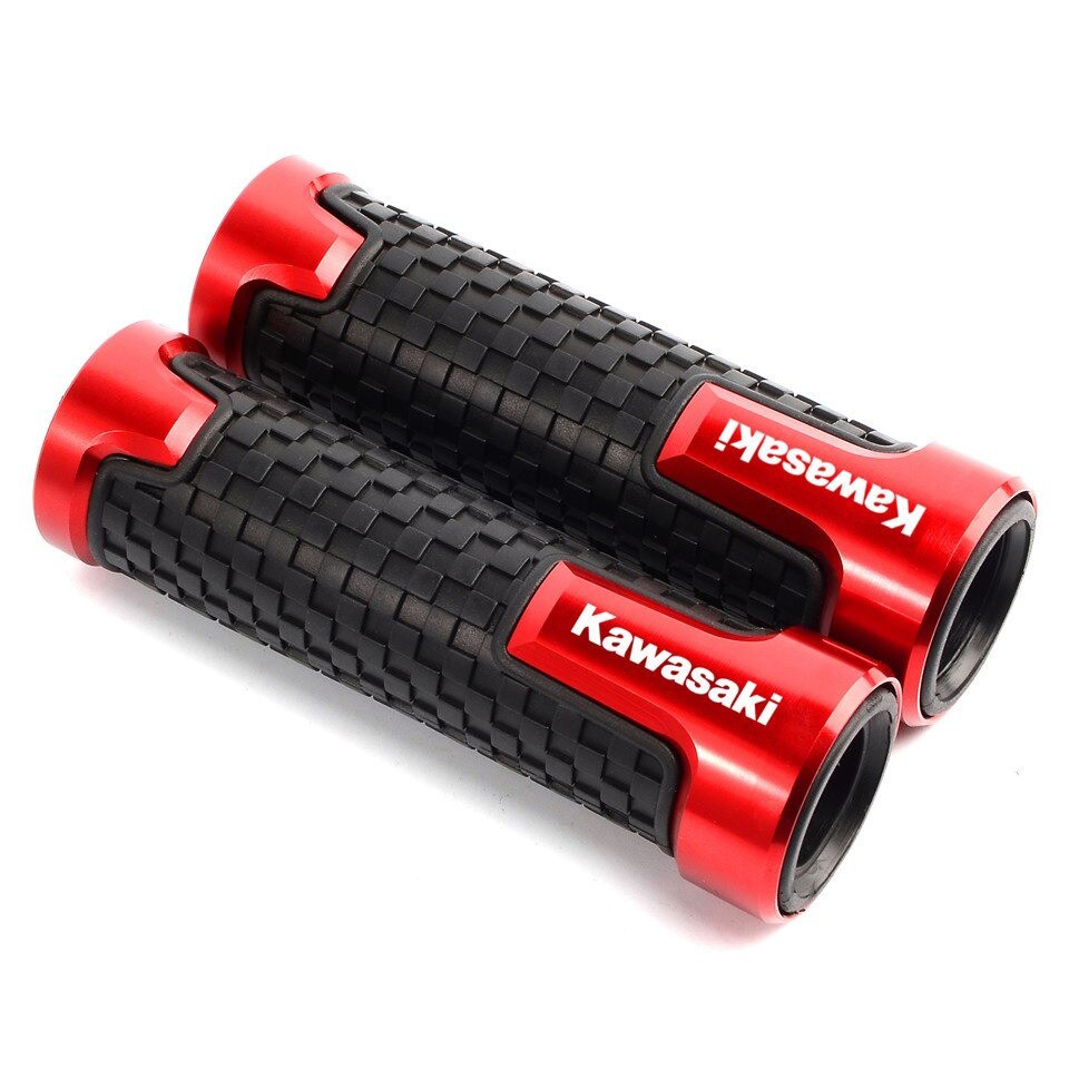 7/8'22mm Para Kawasaki/Z650/Z800/Z900/Z1000 SX/ZX6R/ZX9R/ZX12R/ER6N F/NINJA 400 650 Z400 Punhos De Motos Universais