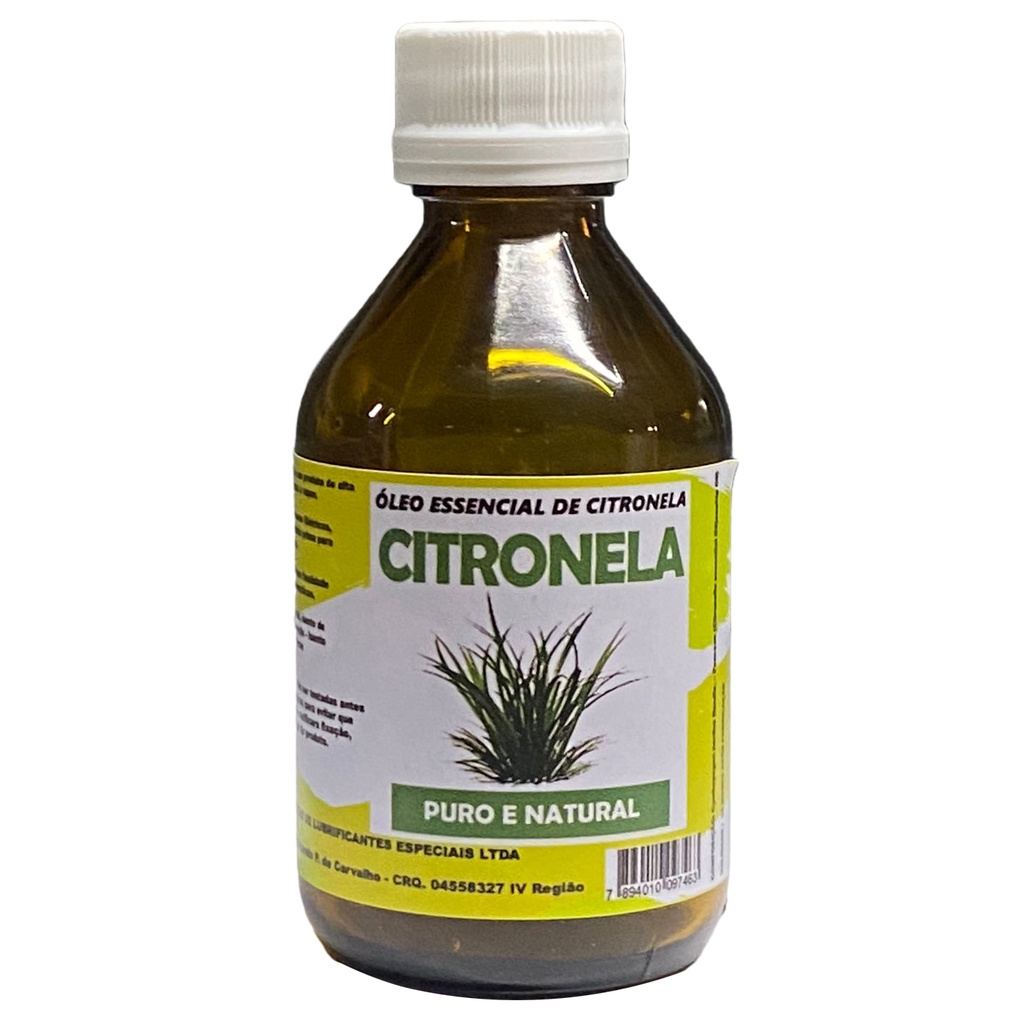 Óleo Essencial Citronela 100% Puro Repelente Natural 100ml